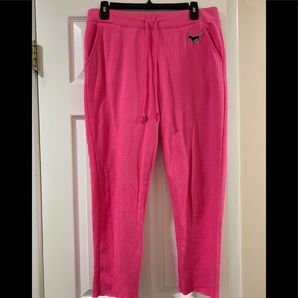 hot pink sweat pants
